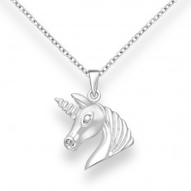 925 Sterling Silver Unicorn Pendant