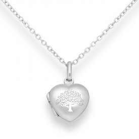 Sterling Silver Locket Pendant Tree of Life